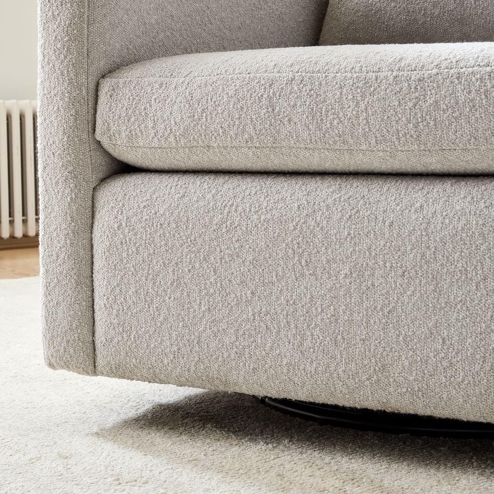 Curved swivel chair discount